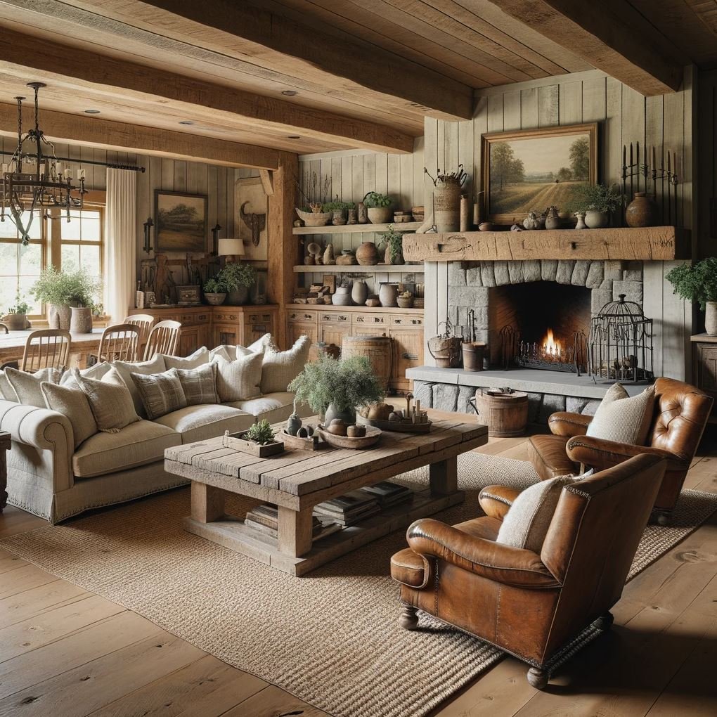 Rustic Farmhouse Interior