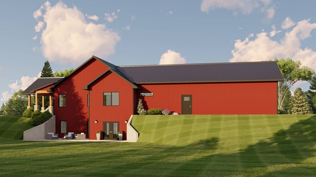 Barndominium House Plan 1064-215