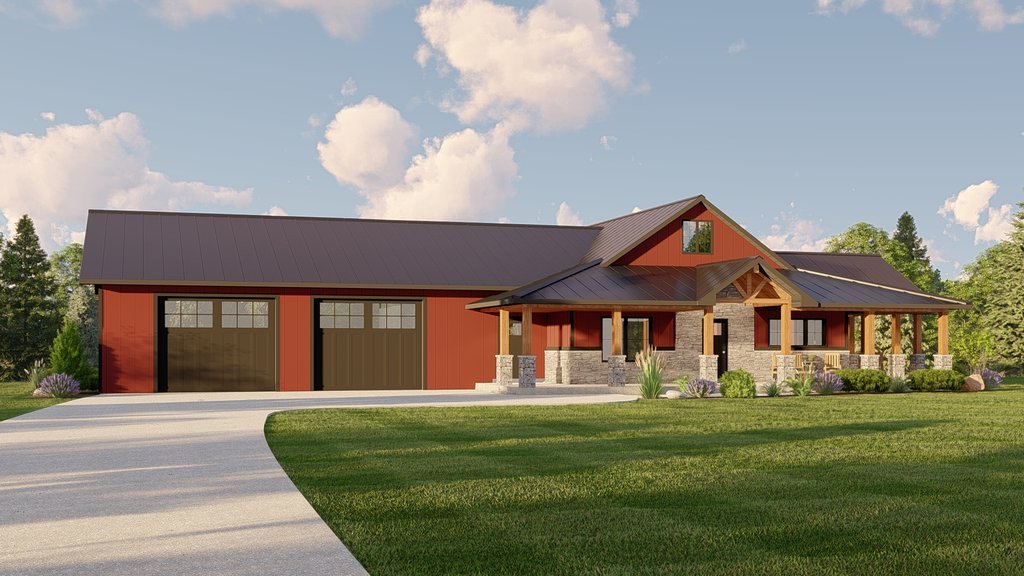 Barndominium House Plan 1064-215