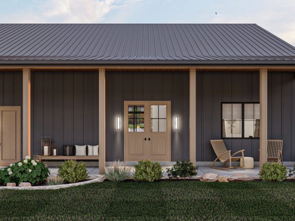 Barndominium Style House Plan Springer Farm 30357