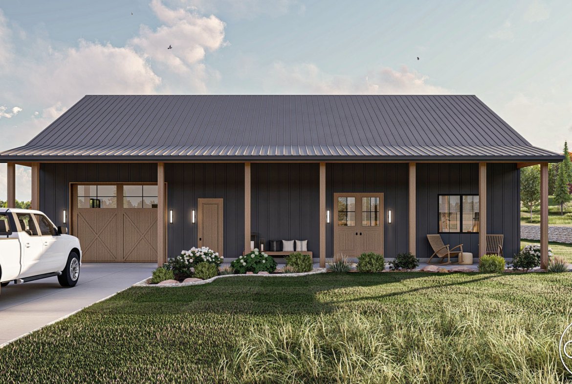 Barndominium Style House Plan Springer Farm 30357