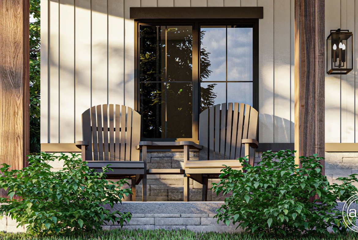 2 Story Barndominium Style House Plan Belgrade 29925