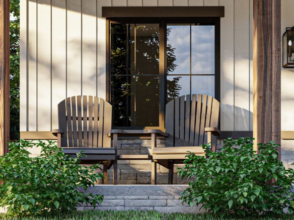 2 Story Barndominium Style House Plan Belgrade 29925