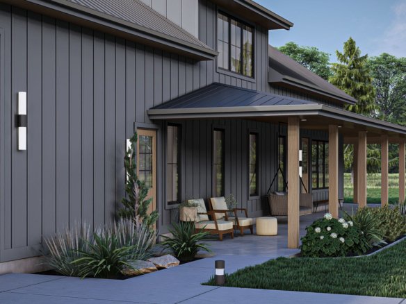 Barndominium Style Plan Stonegate 30439