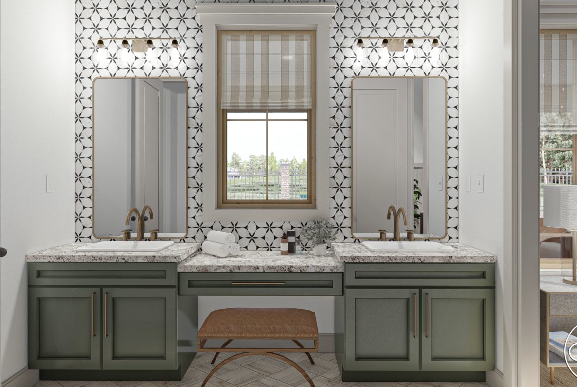 Black Barndominium Style House Plan with Wrap around Porch Red Rocks 30189