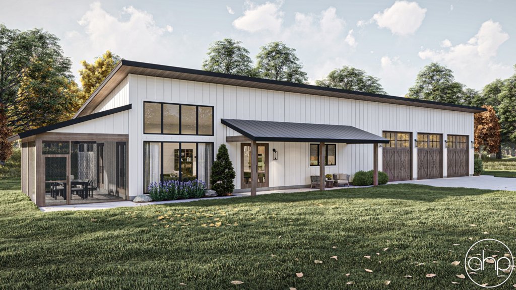 Modern Barndominium House Plan - Shreveport - 30300
