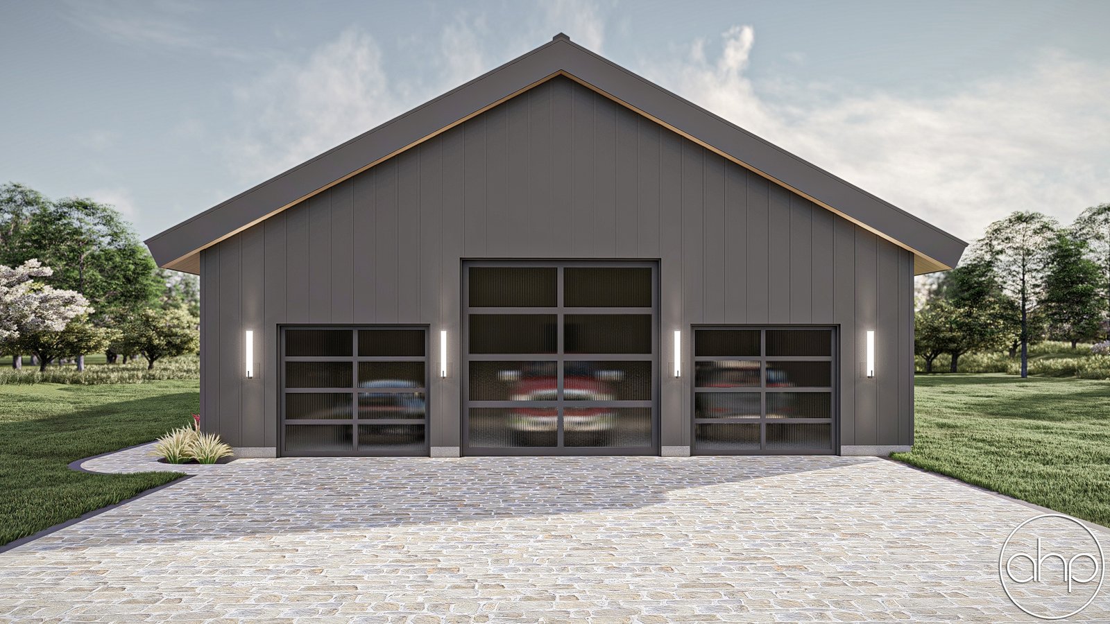 Modern Barndominium Style House Plan Limestone 30440