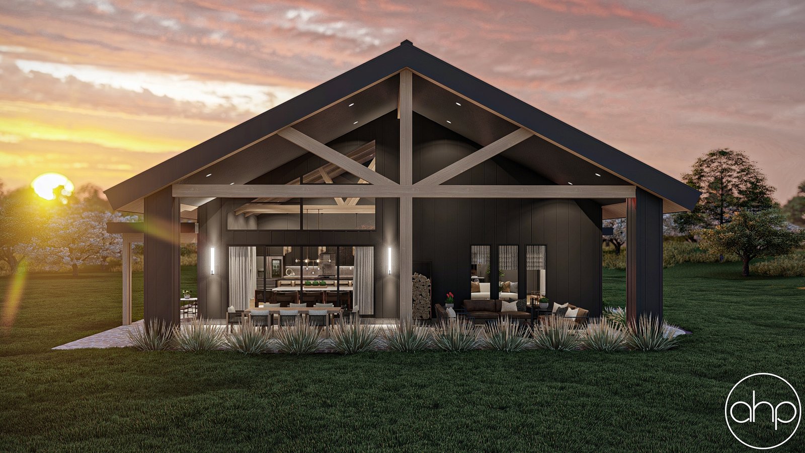 Modern Barndominium Style House Plan Limestone 30440