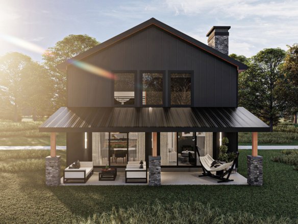 Modern Barndominium Style House Plan Southaven 30226