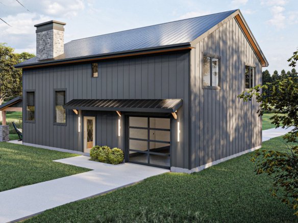 Modern Barndominium Style House Plan Southaven 30226