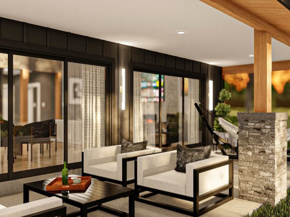 Modern Barndominium Style House Plan Southaven 30226