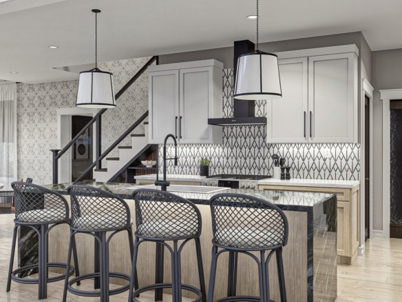 Modern Barndominium Style House Plan Stockville 30388