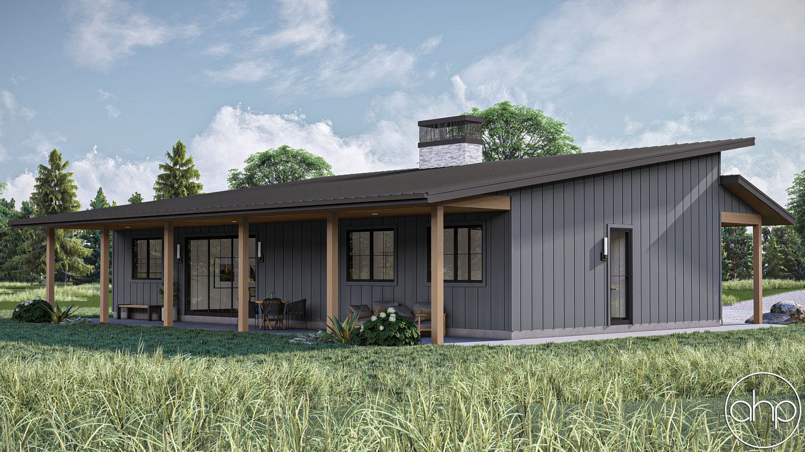 Modern Barndominium Style House Plan Woodrow 30442