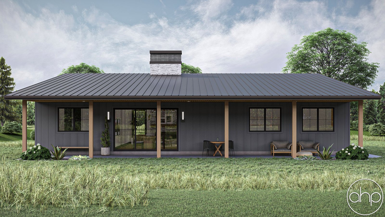 Modern Barndominium Style House Plan Woodrow 30442