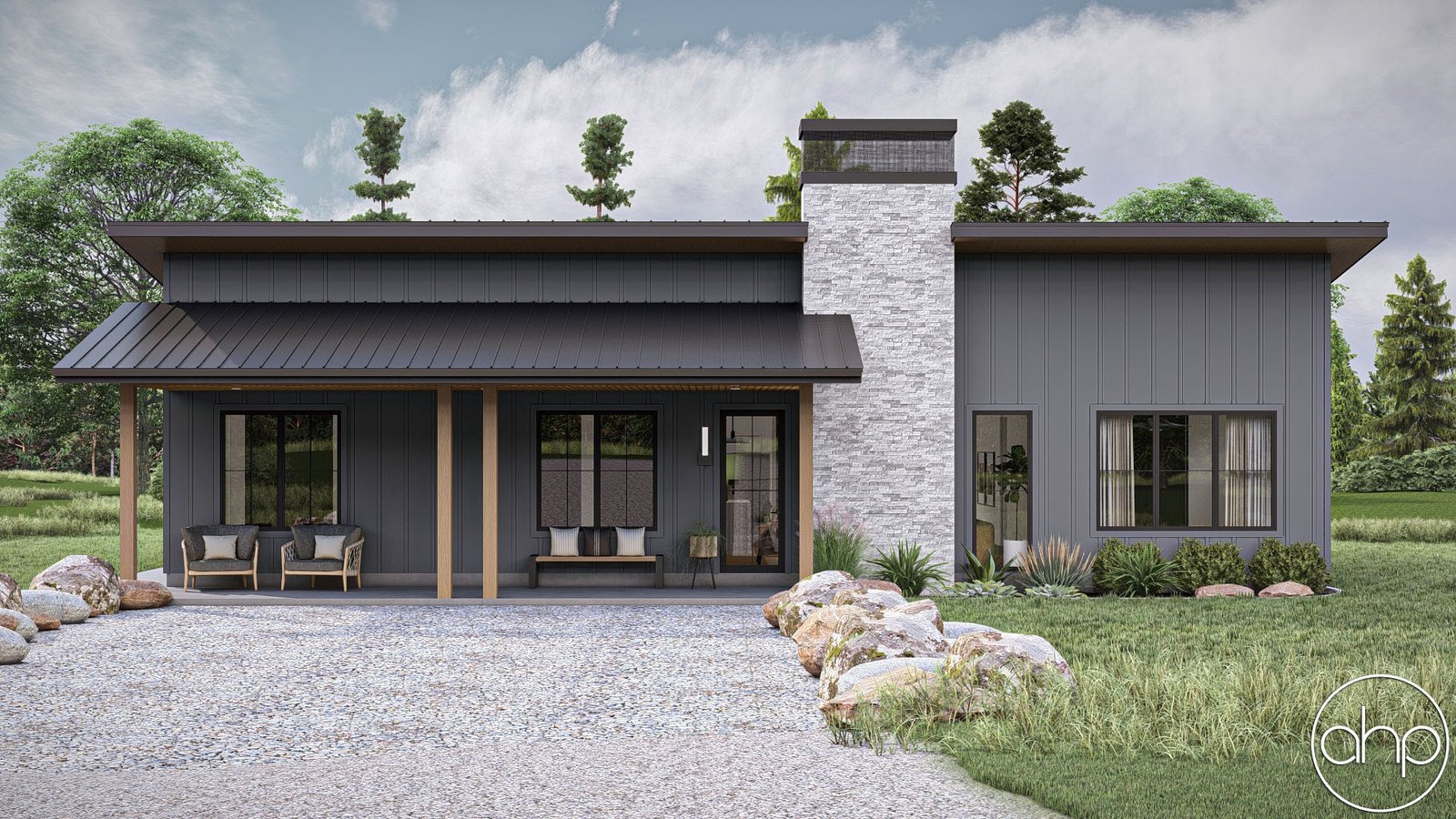 Modern Barndominium Style House Plan Woodrow 30442