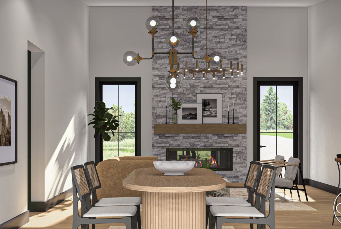 Modern Barndominium Style House Plan Woodrow 30442