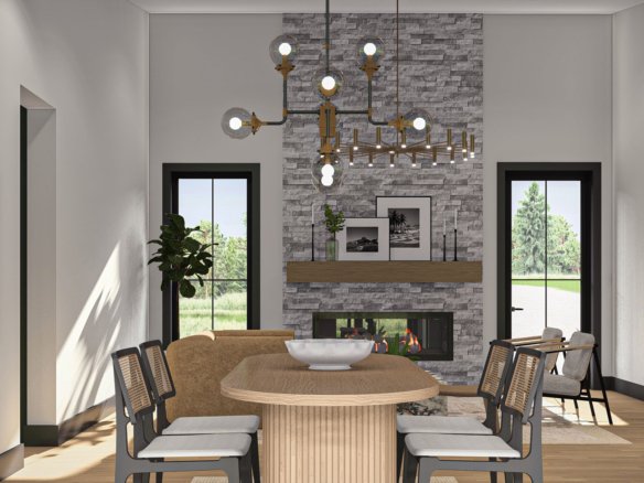 Modern Barndominium Style House Plan Woodrow 30442