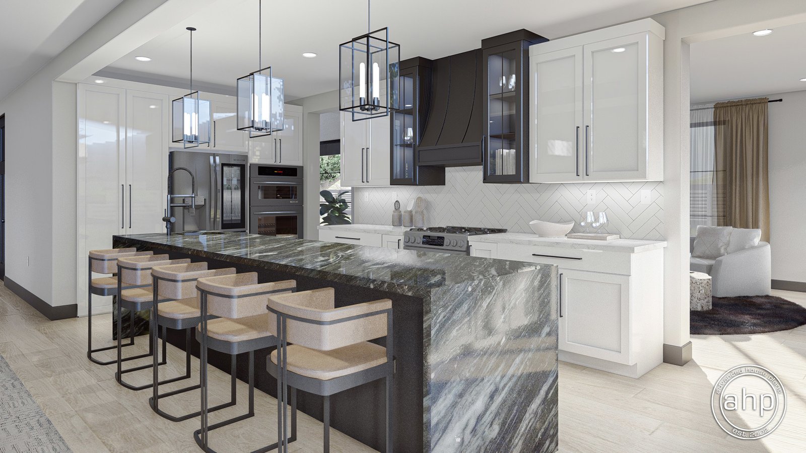 Modern Barndominium Style House Plan with Loft - Barton Creek 0