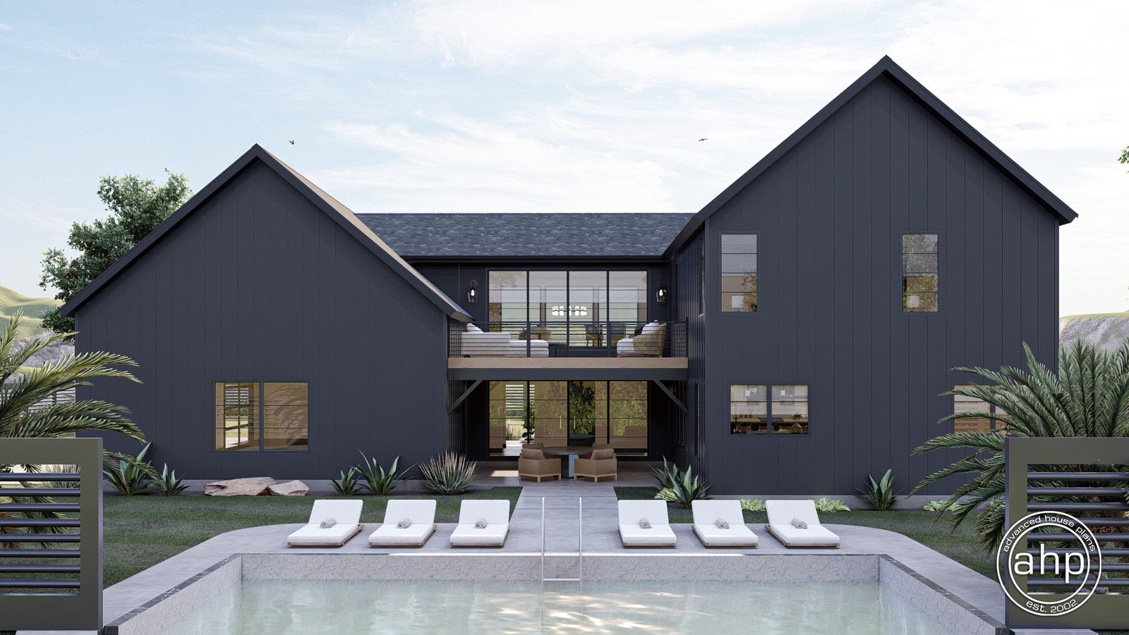 Modern Barndominium Style House Plan with Loft - Barton Creek 0