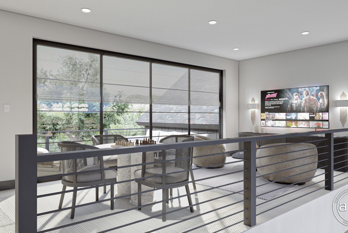 Modern Barndominium Style House Plan with Loft - Barton Creek 0