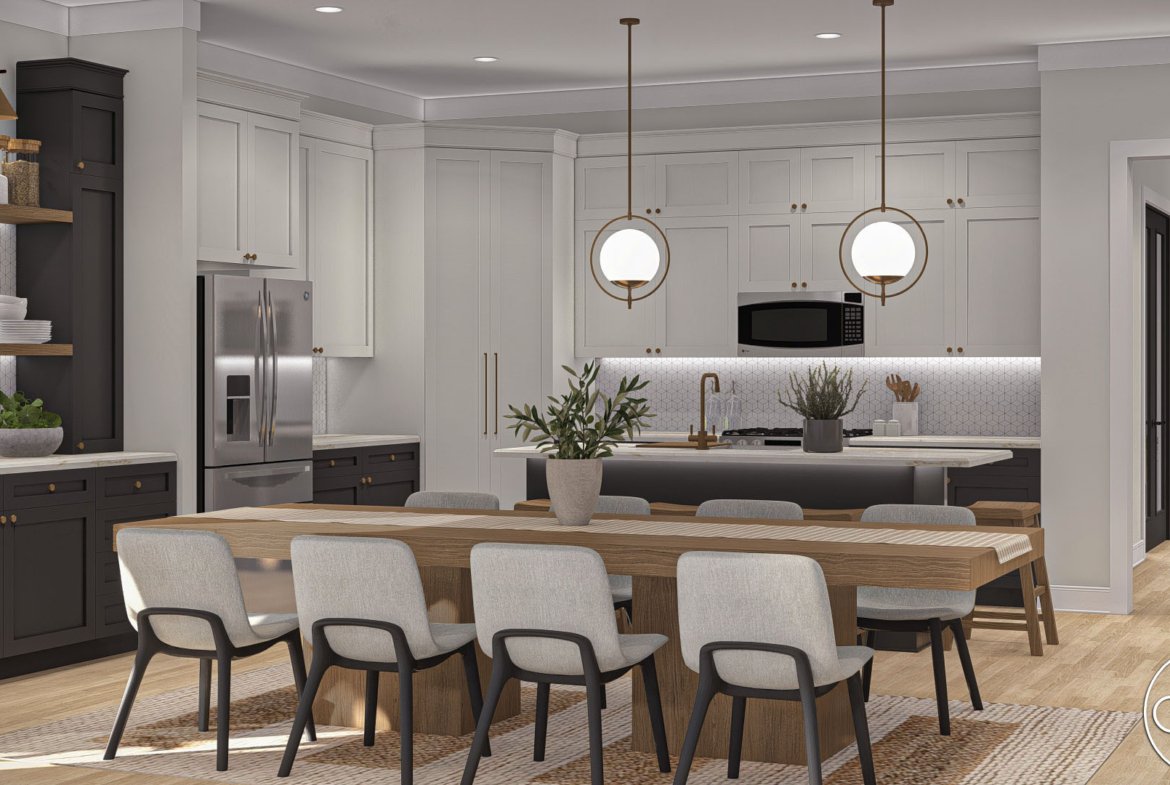 Modern Black Barndominium Style House Plan Cameron Wood