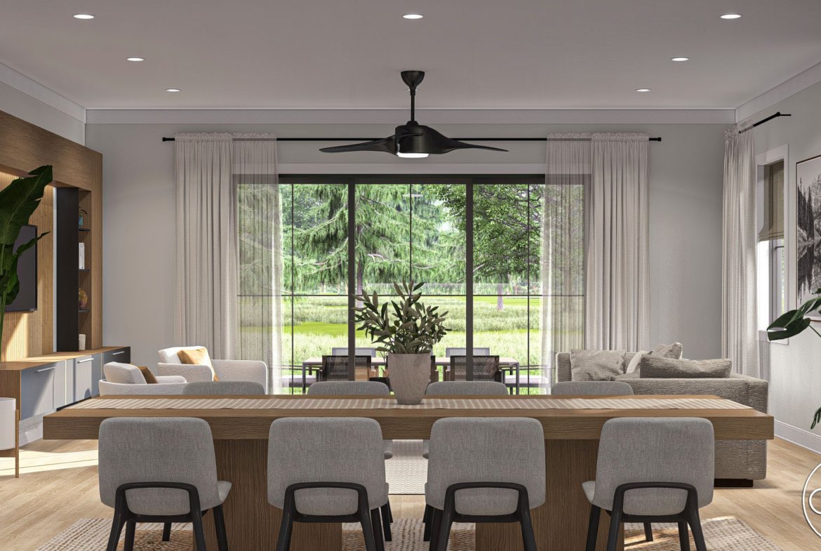 Modern Black Barndominium Style House Plan Cameron Wood