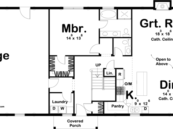 Modern Farmhouse Barndominium Plan with Tall Ceilings and Oversized Patio Billings 29771