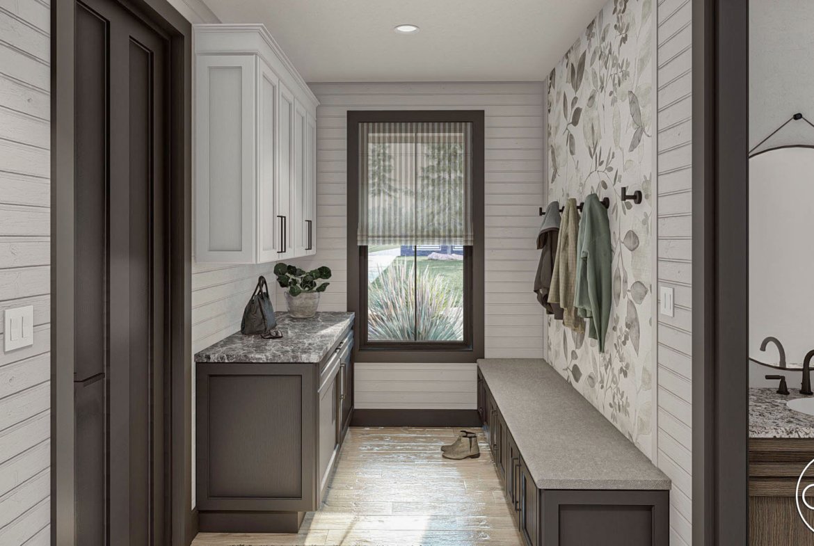 Modern Farmhouse Style Barndominium House Plan Marion 30332