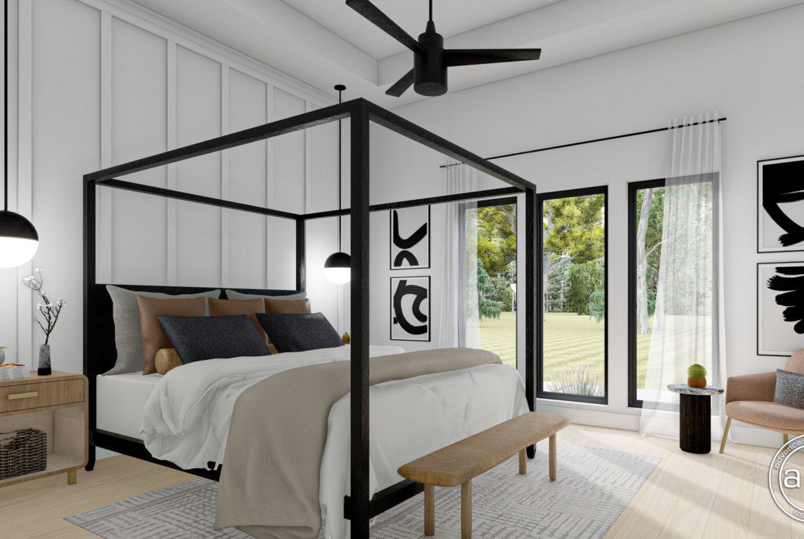 Modern Farmhouse Style Barndominium Plan - Round Rock