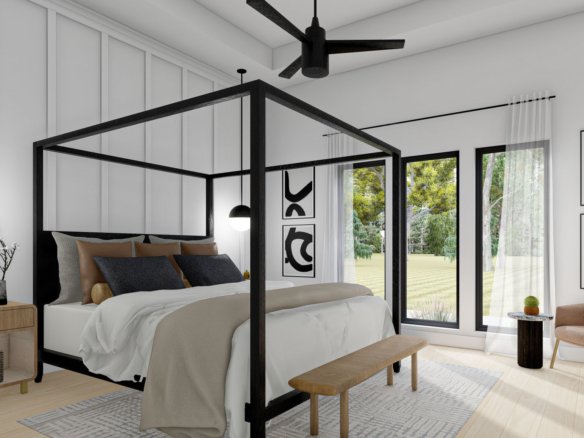 Modern Farmhouse Style Barndominium Plan - Round Rock