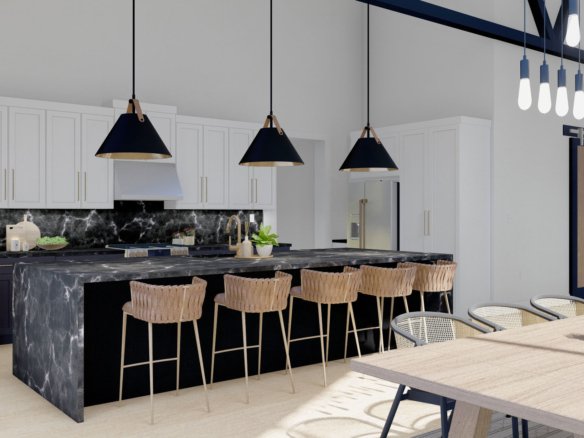 Modern Farmhouse Style Barndominium Plan - Round Rock