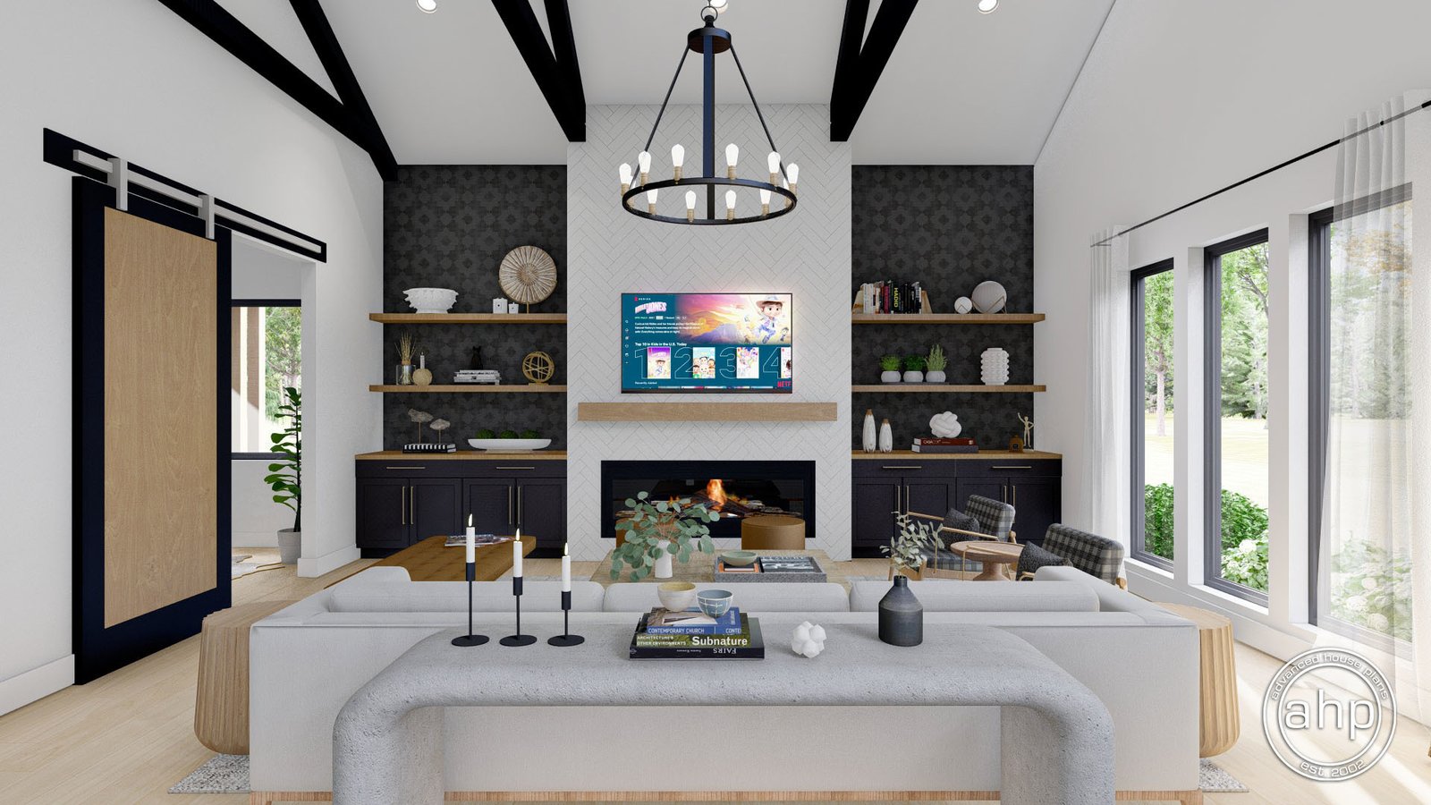 Modern Farmhouse Style Barndominium Plan - Round Rock