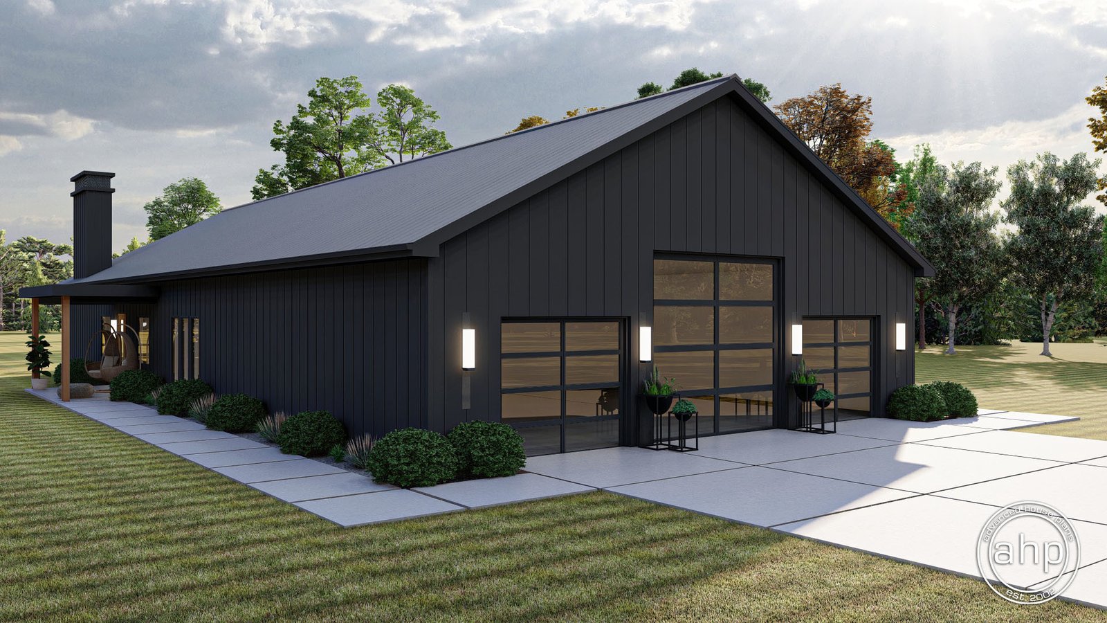 Modern Farmhouse Style Barndominium Plan - Round Rock