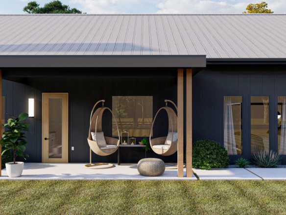 Modern Farmhouse Style Barndominium Plan - Round Rock