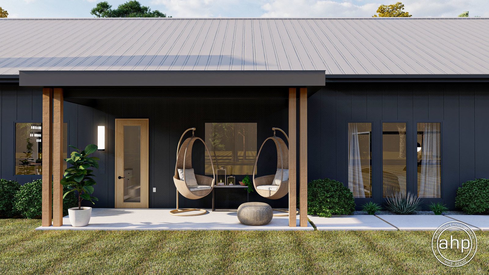 Modern Farmhouse Style Barndominium Plan - Round Rock