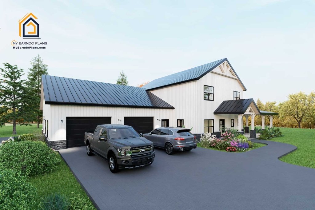 The Harmony 2 story Barndominium Floor Plan