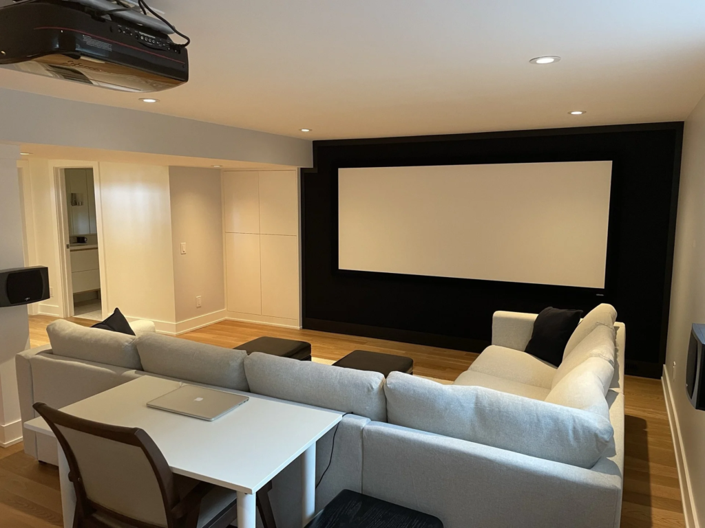 The Stealth Basement Media Room