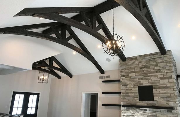Types of Pole Barn Trusses: A Look at 7 Truss Styles 11 Fake Wood Truss Beams