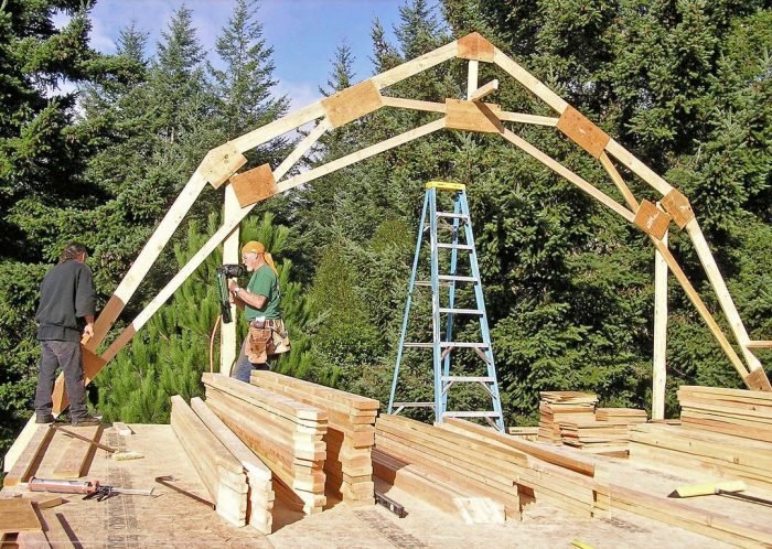 Types of Pole Barn Trusses: A Look at 7 Truss Styles 5 The Gambrel Truss