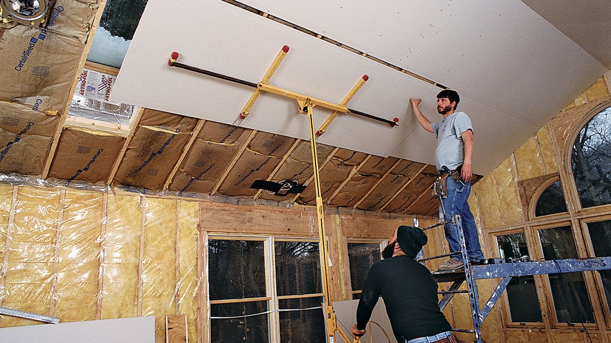 Hanging Drywall on Ceilings
