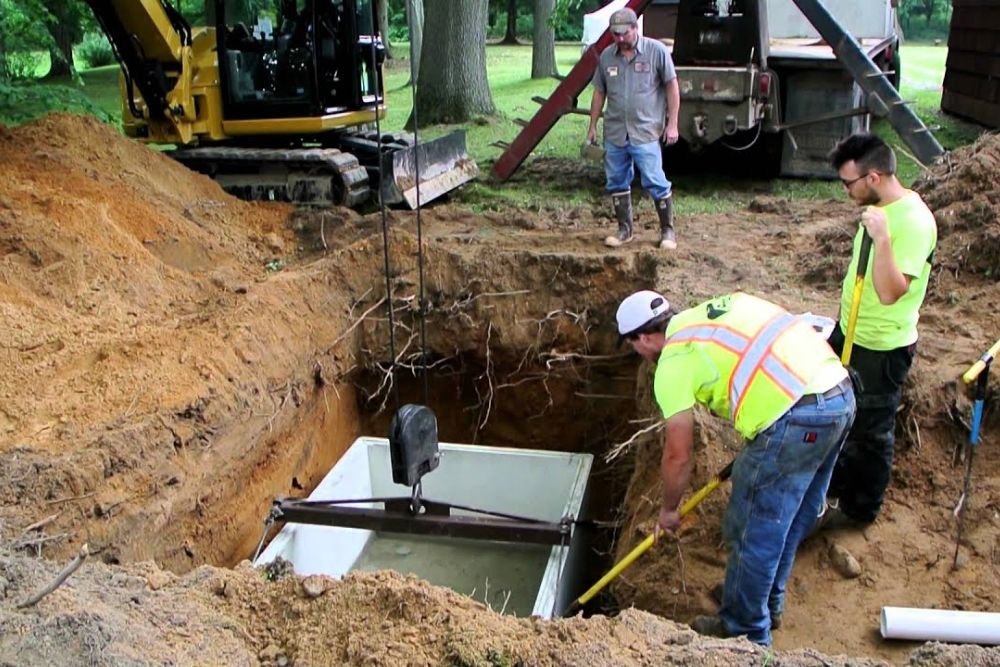 installing a septic and well system